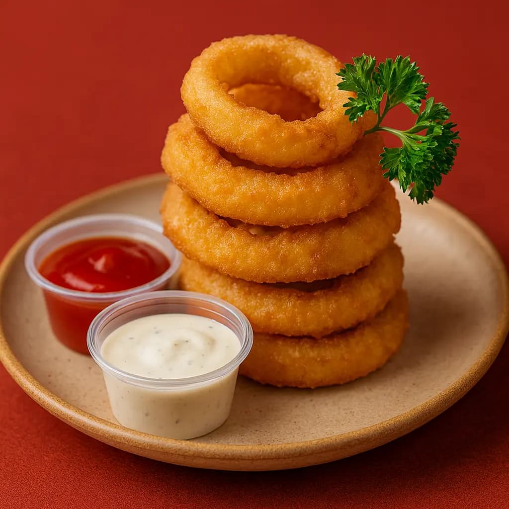 Crispy onion rings