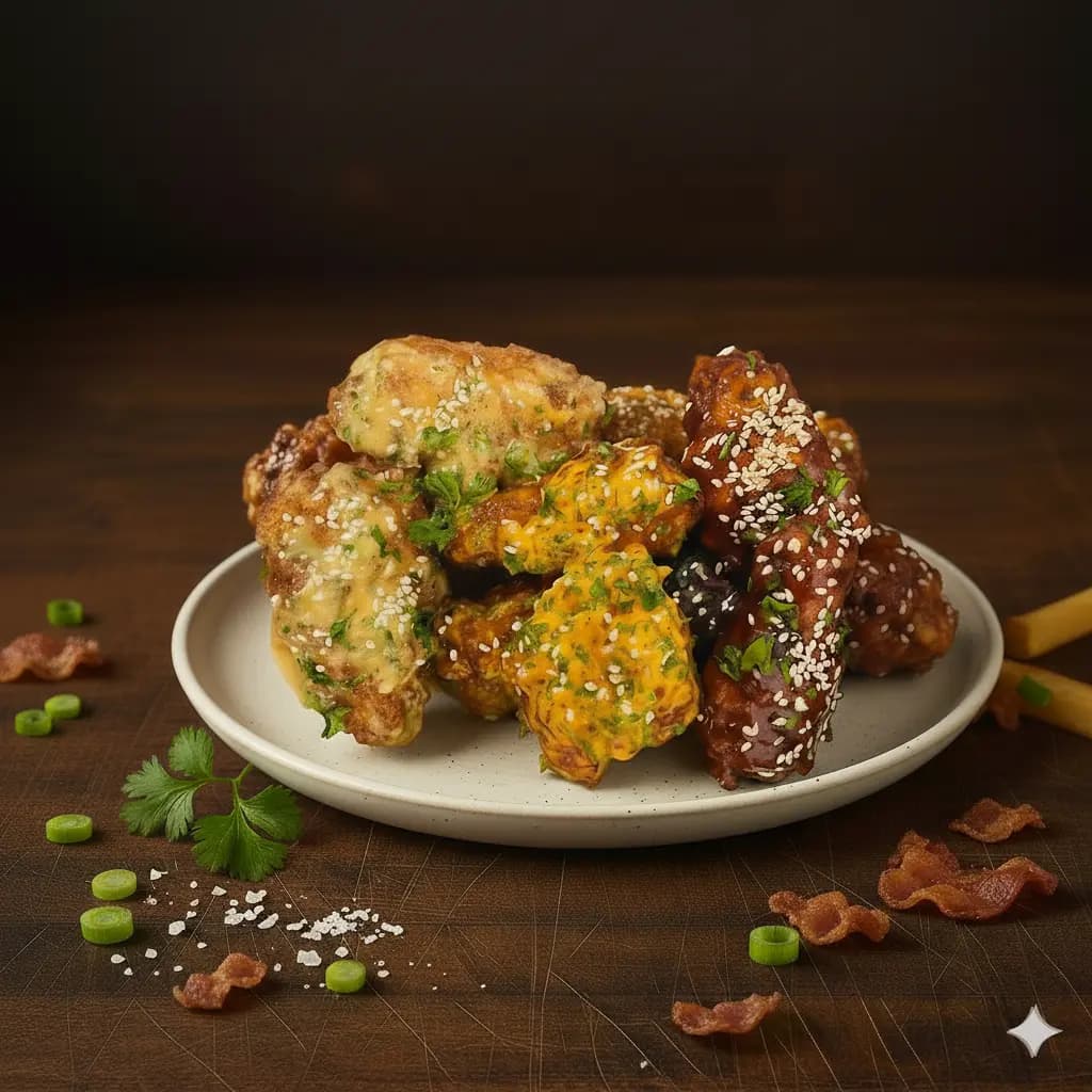 Crispy chicken wings